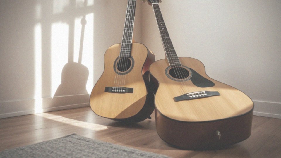 Dlaczego gitara klasyczna jest cichsza od gitary akustycznej?