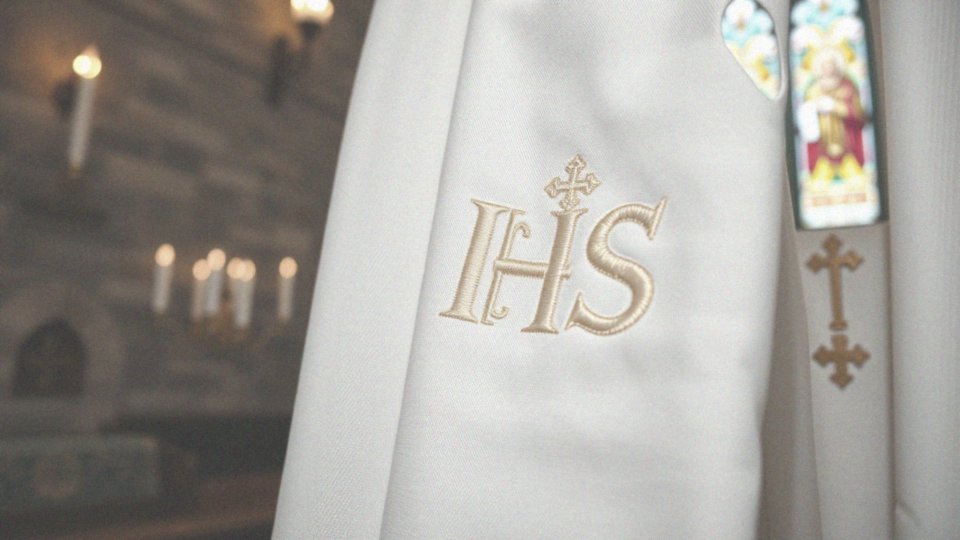 Co symbolizuje napis IHS w obrzędach liturgicznych?