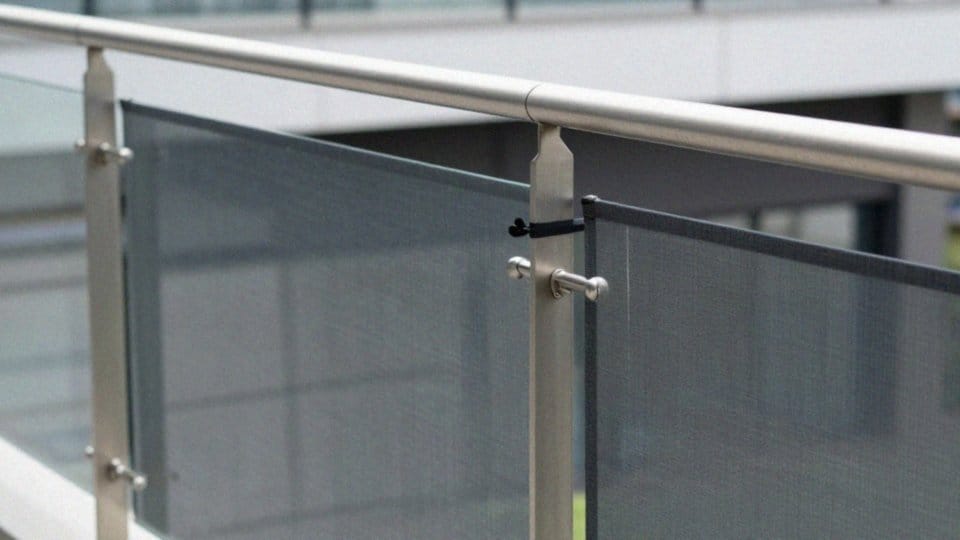 Jak zamocować osłonę do słupków balustrady?