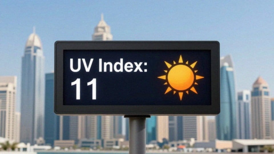 Jaki jest indeks UV i długość dnia w Dubaju?
