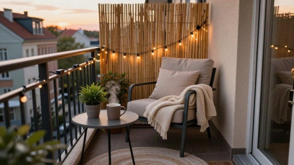 Kącik relaksu: jak urządzić przytulny balkon?