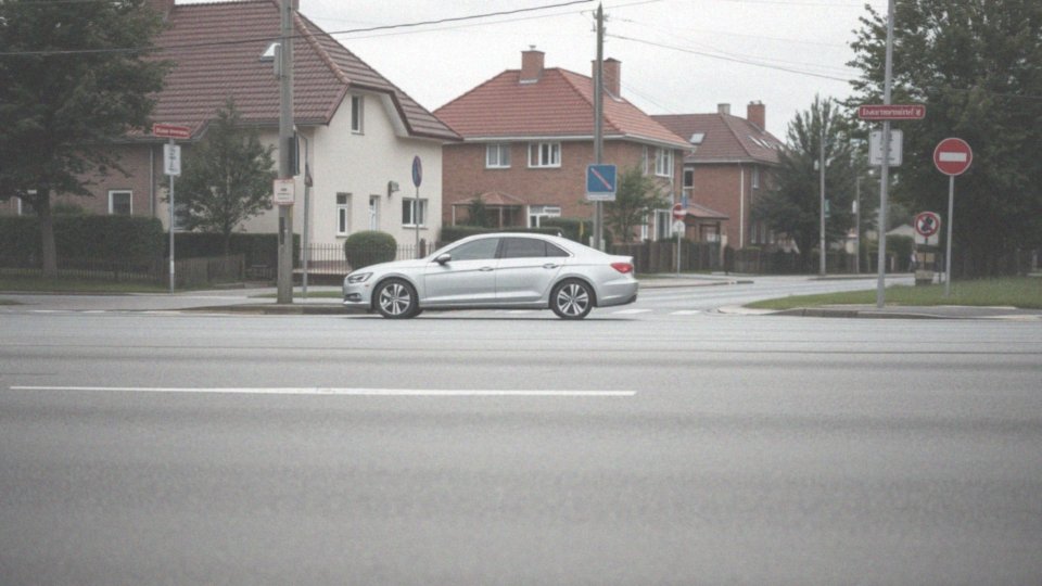 Jakie są zalecane odległości do parkowania od skrzyżowania?