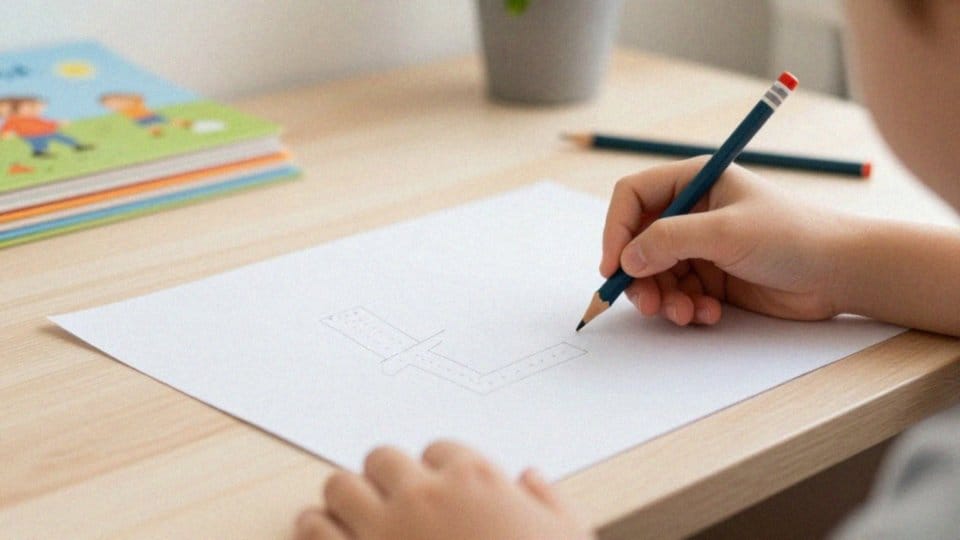 Jak grafomotoryka wspiera naukę litery Ł?