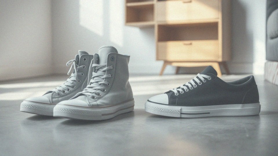 Jakie są zalety sneakersów wysokich w porównaniu do niskich?