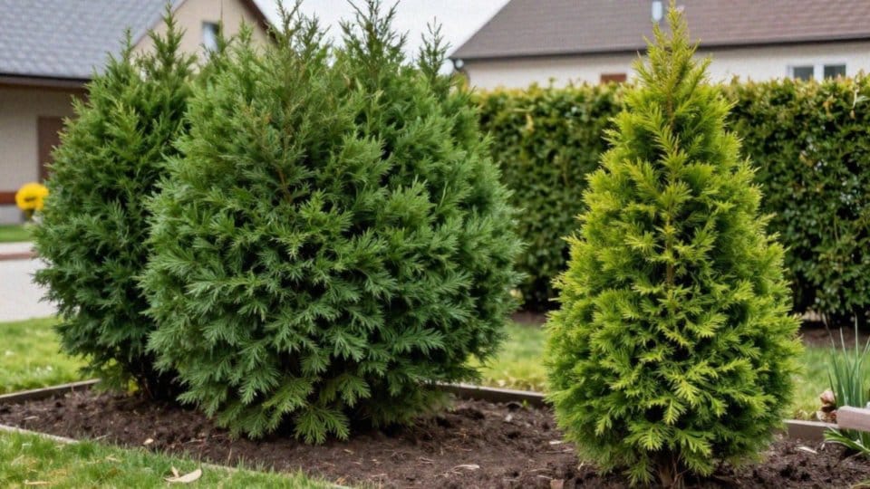 Jak szybko rosną tuje Brabant i Szmaragd?