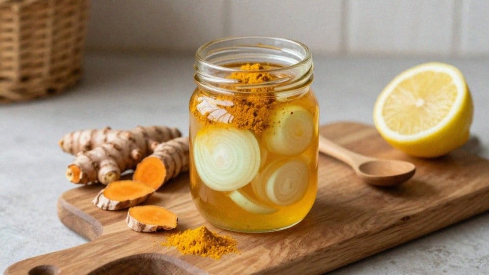 Jak przygotować syrop z kurkumy i cebuli?