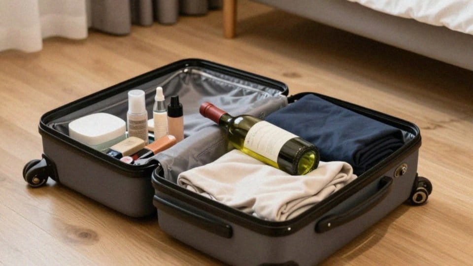 Jak przewozić płyny i alkohol w bagażu rejestrowanym?