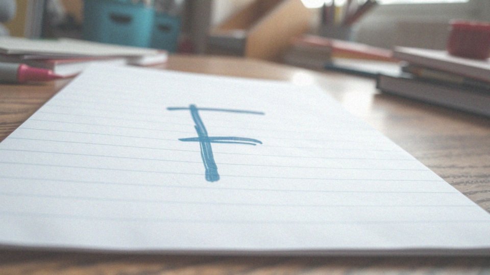 Jakie ruchy należy wykonać na wysokości środka dużej litery F?