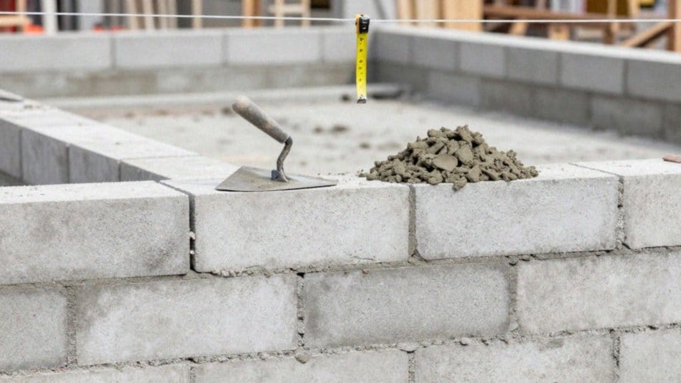 Jak murować bloczki betonowe i zaprawę murarską?