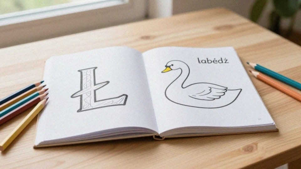 Czy kolorowanki pomagają utrwalić literę Ł?