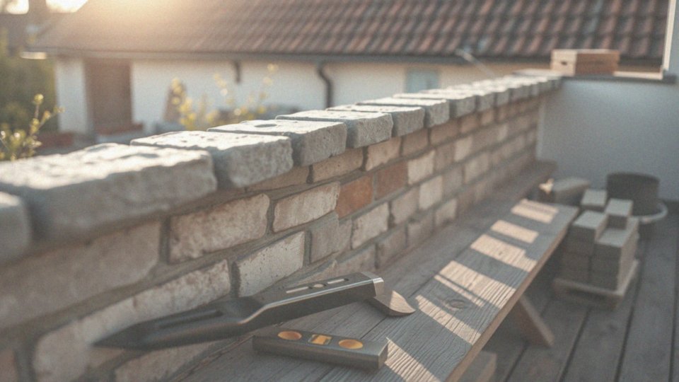 Jak montować balustradę murowaną na tarasie?