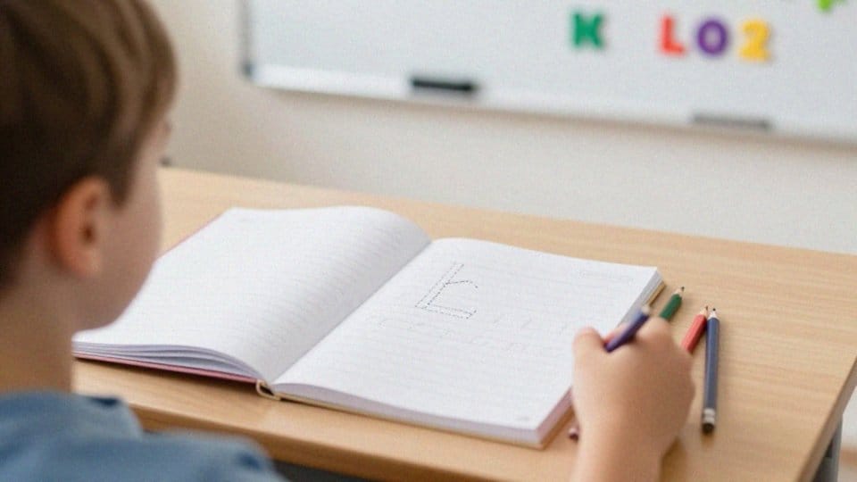 Jakie karty pracy pomagają w nauce pisania litery Ł?